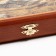 Wooden backgammon with checkers "Hunters on a halt", board game, 40 x 40 cm