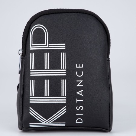 Youth bag over the shoulder Keep Distance, black color-2
