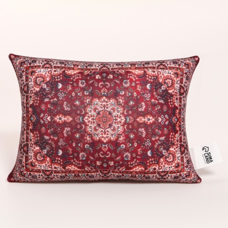 Pillow - anti -stress "carpet", burgundy-1