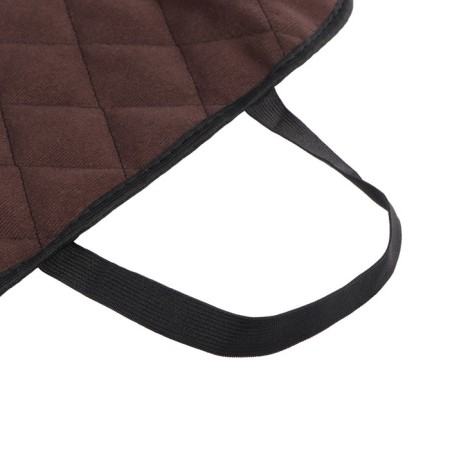 Nabbage on the front seat, velor, size 35 x 130 cm, brown-8