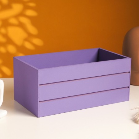 Wooden Kashpo 25x14x11 cm violet