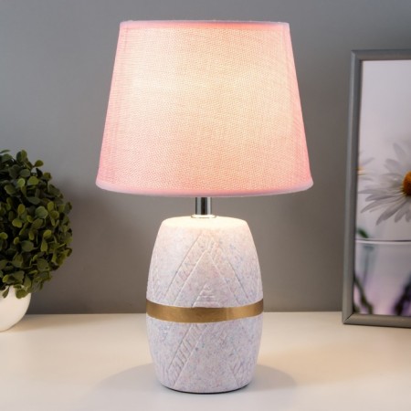 E14 40W Pink 20x20x34 cm Risalux table lamp "Isabella"-1