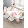 The tablecloth “flowers quickly curl”, rectangular, Saten, size 120x145 cm