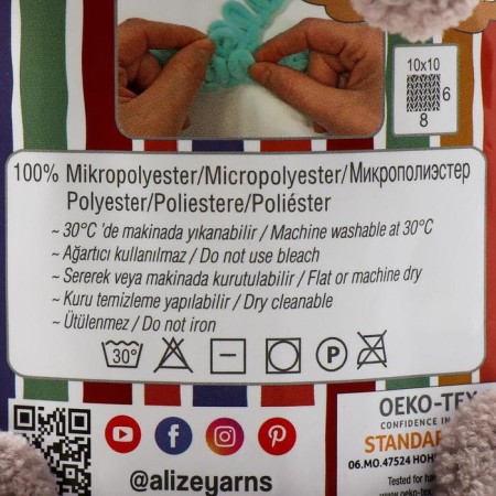 Yarn "Puffy Fine" 100% micropoliester 14.5m/100g (268)-3
