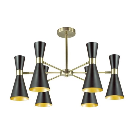 Caucasur QUINN 6x60W E14, bronze, black 75x75x44.5 cm