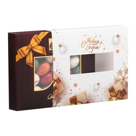 New Year. Chocolate dragee "quail eggs" Golden New Year, 100 g-2