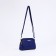 Bag Cross-Bodi with a zipper, blue color