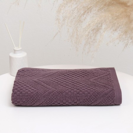 Terry "pattern", brown color, 50x80 cm, cotton, 450g/m