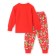 Pajamas for a boy, red color, height 98 cm
