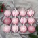 Set of balls plastic D-6 cm, 12 pcs "marshmallow" pink