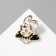Icon "Japan" fox, colored in gold