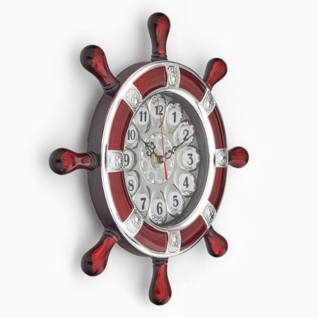 Watch walls, series: sea, "helm" smooth move, d-35 cm, 1 aa, 35 x 4 x 35-1