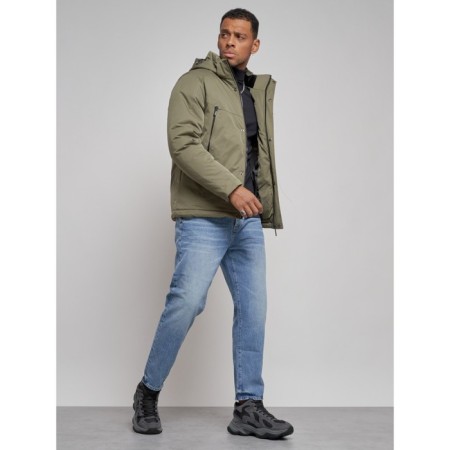 Sports male winter, size 58, khaki color-13
