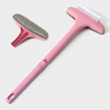 Okloma with a plastic handle and burning, 20.3 × 54 cm, color mix