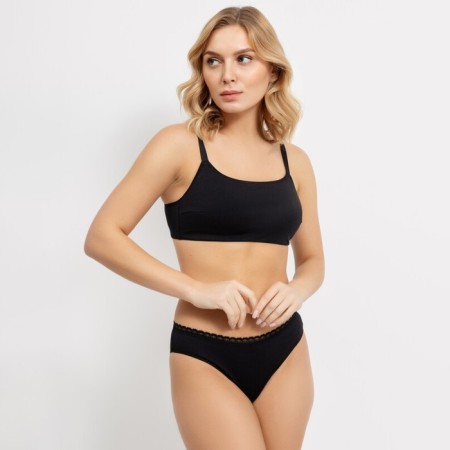 Women's bra, black color, size 85V-1