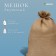 Jute bag, 40 × 60 cm, density 45 × 45 threads, without ties, Greengo