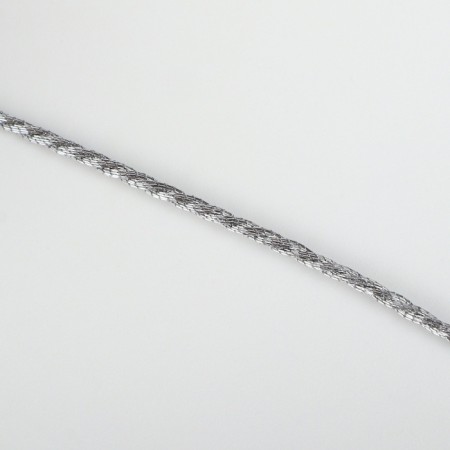 Thread for weaving, d = 1 mm, 25 ± 1 m, silver color-3