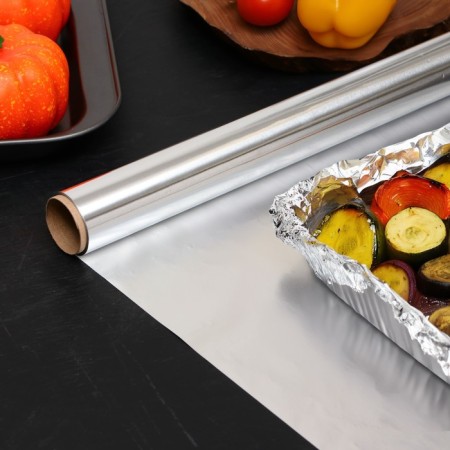 Foil aluminum food "Upak land" 29 cm x 20 m, 9 μm-1