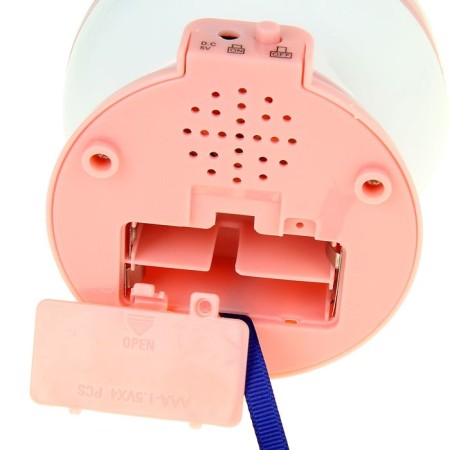 Star Project Night Projector, rotation, (4AAA or USB) pink 12*10 cm Risalux-4
