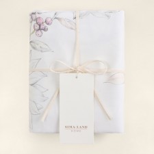 Set of pillowcase SL Home Floral Cover 70*70+3 cm - 2 pcs, satin, 140 g/m2, 100% cotton