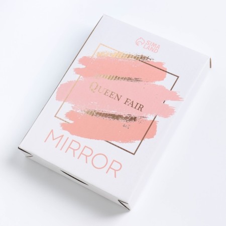 Mirror desktop "circle", D mirror surface 13.5 cm, silver color-4