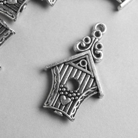 Decor Metal for creativity "Binger" silver 7648 3x1.9 cm