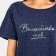 Night shirt female, blue color, size 56 (4xl)