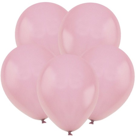Latex ball 12 "Pastel, dusty rose, set of 5 pcs.-1