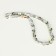 Busins ​​made of natural stone "Cat Eye", set 46 pcs., Size 1 pc. - 8 mm, matte gray