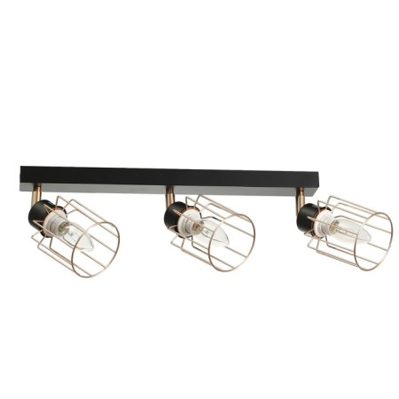Lighting light Alex 3x60W E14 Black/gold 46x9x20cm
