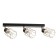 Lighting light Alex 3x60W E14 Black/gold 46x9x20cm
