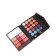 A set of decorative cosmetics (highlighter, blush, glitter, shadows, lipstick, eyebrow shadows)