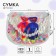 Children's bag on the valve, 6x12x16 cm, adjustable belt, white mix