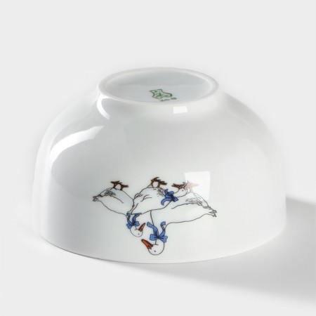 Porcelain Porcelain "geese", 330 ml, d = 11 cm, mix-2