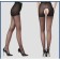 Erotic linen, nylon tights, with access, size OS, black