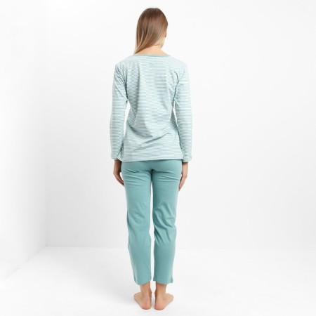 Female home set (jumper/pants), olive color, size 50-2
