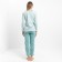 Female home set (jumper/pants), olive color, size 50