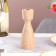 Candlestick, model No. 12, 7 x 17 cm, beech