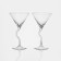 Set of glasses for Martini, 200 ml, 2 pcs