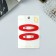 Invisibility for hair "Adeli" (set 2 pcs) matte oval, 5 cm, red