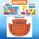 Board play-heading "All aboard", logical, 1 player, 5+