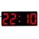 Clock - Electronic desktop an alarm clock with a thermometer, calendar, 15 x 6.3 cm, aaa, USB