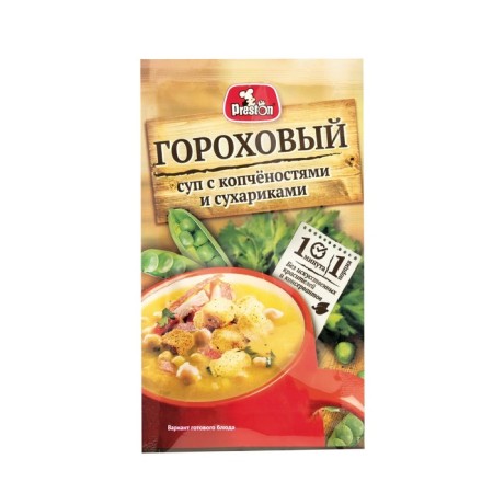 Gorokhovi soup with smoked meats and crackers Preston, 16 g-2