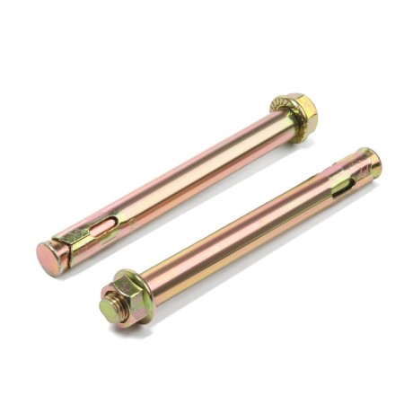 Anchor bolt of scrap, with a nut, galvanized, 20x200 mm, 14 pcs