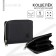 Women's wallet NK, 12x8 cm, black color