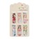 A set of magnetic bookmark for books Calligrata 6 pieces, "anime", mix