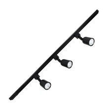 Lamp-sector LED track uniel, 24 W, IP40, LED, 4200K, 1800 lm, 94x105x55 mm, black color black