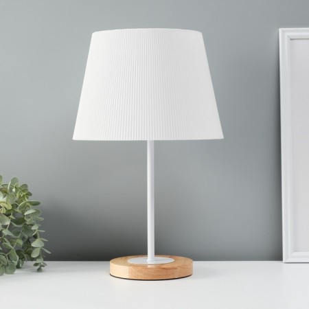Luminaire desktop "severity" 1x40W E27 beige 22.5x22.5x41.5cm