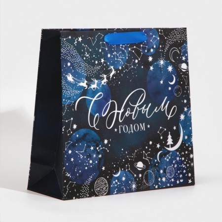 Laminated horizontal "Magic Night", m 30 x 26 x 9 cm, New Year-2