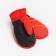 Mittens of winter children's minku, color red, rr 16 (18 cm)